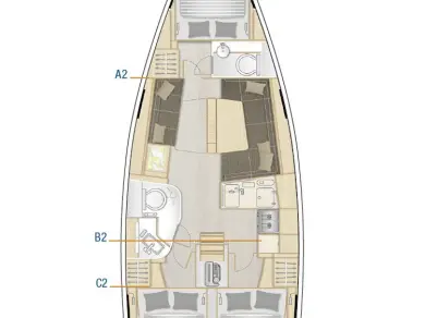 Alquiler Komolac - Hanse Hanse 388 en SamBoat