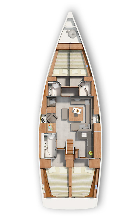 Alquiler de Hanse Hanse 455 en Komolac