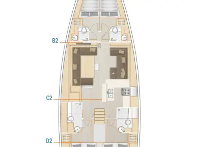 Alquiler Sukošan - Hanse Hanse 588 en SamBoat