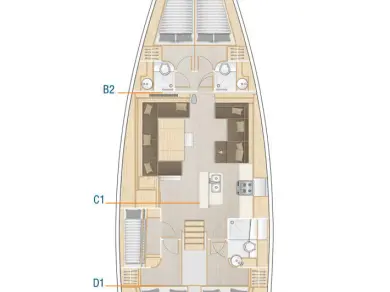 Alquiler de Hanse Hanse 588 en Seget Donji
