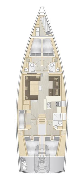 Alquiler de embarcaciones Hanse Hanse 588 enSeget Donji en Samboat