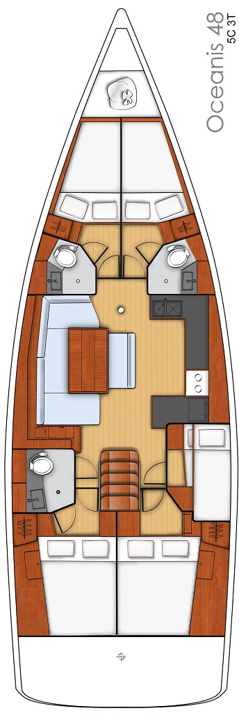 Alquiler de embarcaciones Bénéteau Oceanis 48 enSukošan en Samboat