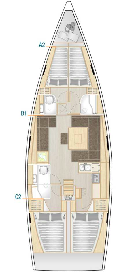 Alquiler de embarcaciones Hanse Hanse 458 enŠibenik en Samboat