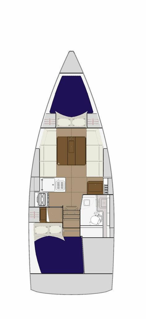 Alquiler de barcos Zaton barato de Dufour 310