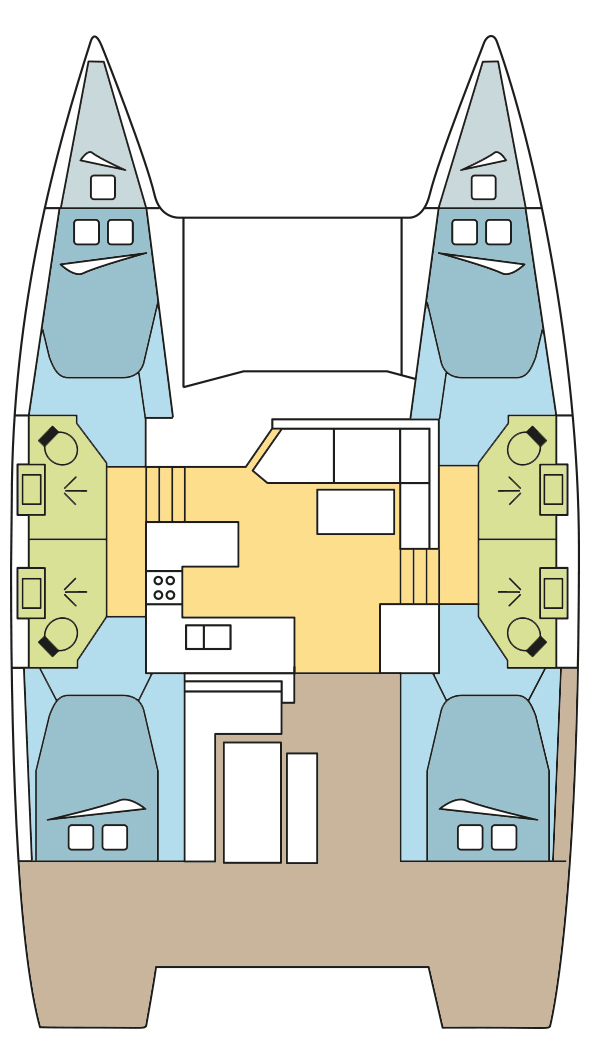 Alquiler Olbia - Fountaine Pajot Astrea 42 en SamBoat