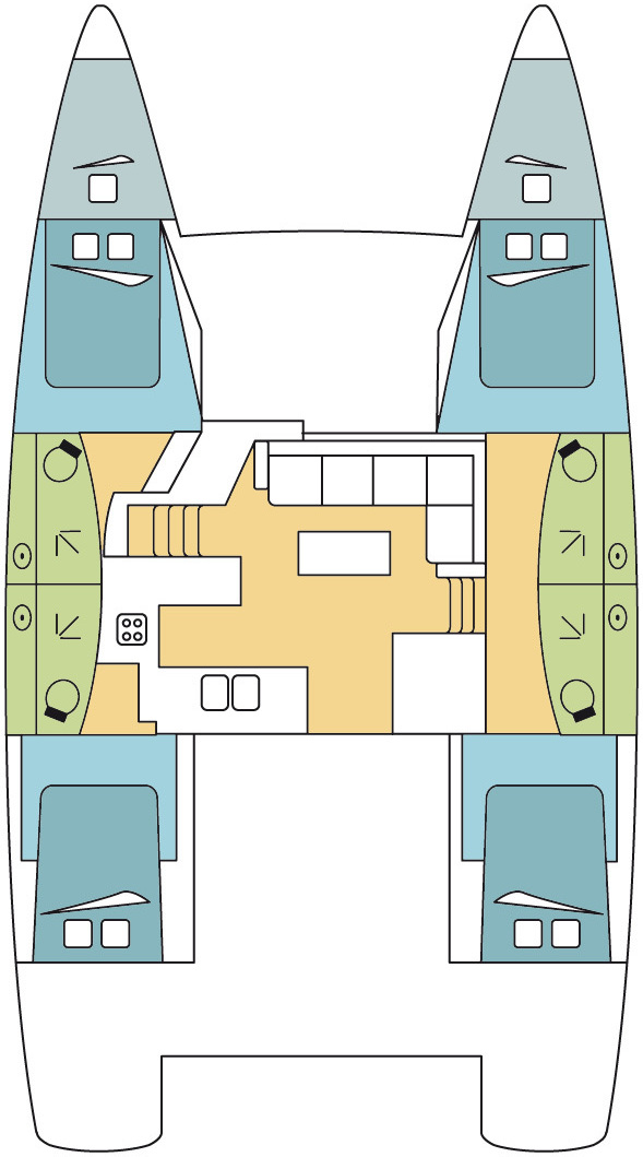 Alquiler Álimos - Fountaine Pajot Elba 45 en SamBoat