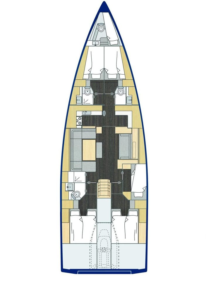 Alquiler Pula - Bavaria Bavaria C57 Style - 5 + 1 cab. en SamBoat