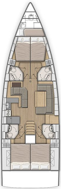 Alquiler Gouviá - Bénéteau Oceanis 51.1 en SamBoat