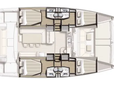 Alquiler Catamarán en Lávrio - Bali Bali 4.1