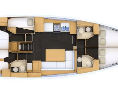 Alquiler de Jeanneau Jeanneau 54 en Piso Livadi
