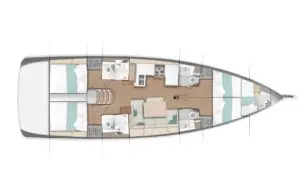 Alquiler de Velero, con o sin patrón Jeanneau Lávrio