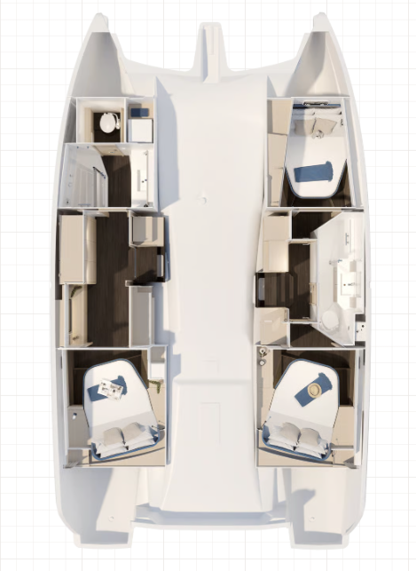 Alquiler de Catamarán, con o sin patrón Fountaine Pajot Frenchtown