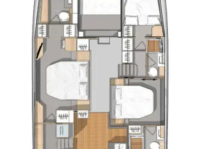 Alquiler Lancha Fountaine Pajot con o sin  título de navegación