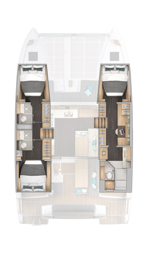 Alquiler de embarcaciones Lagoon Lagoon 43 enMarsh Harbour en Samboat