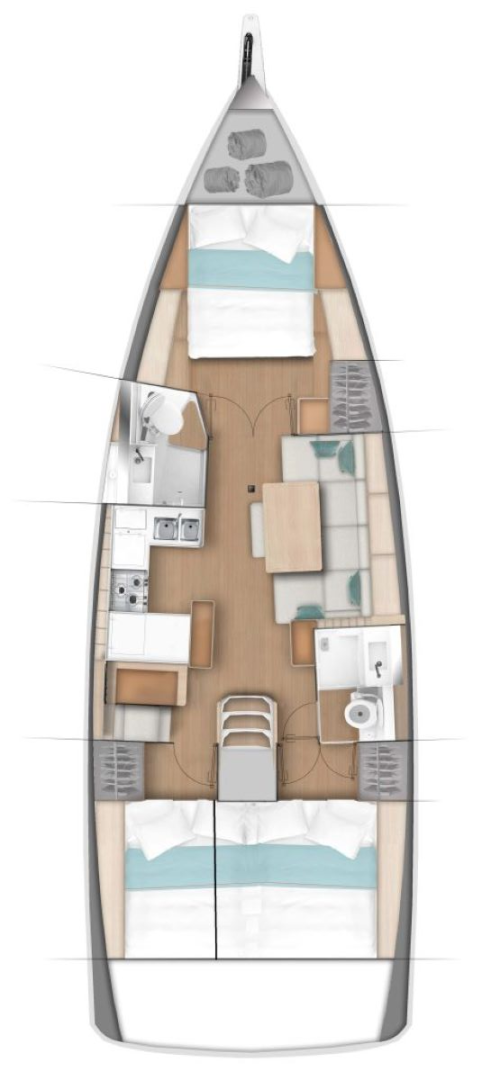 Alquiler de Velero, con o sin patrón Jeanneau Annapolis
