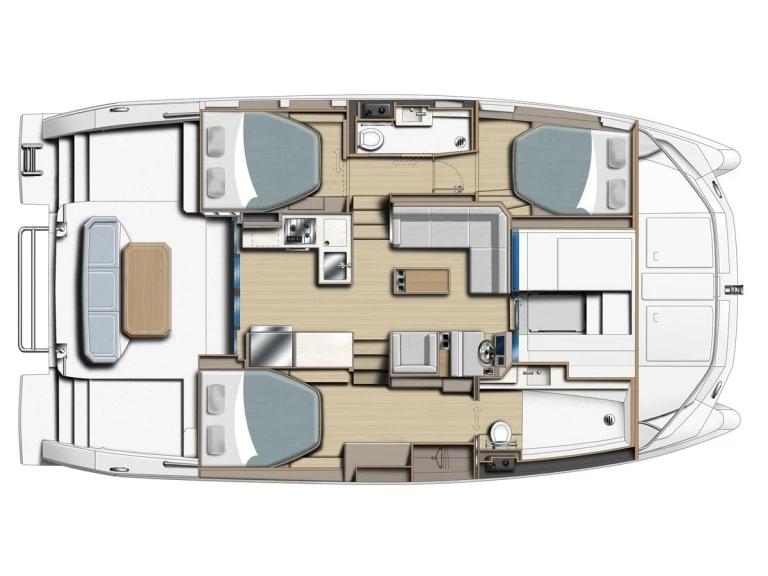 Alquiler de Leopard Leopard 40 Powercat en Road Town