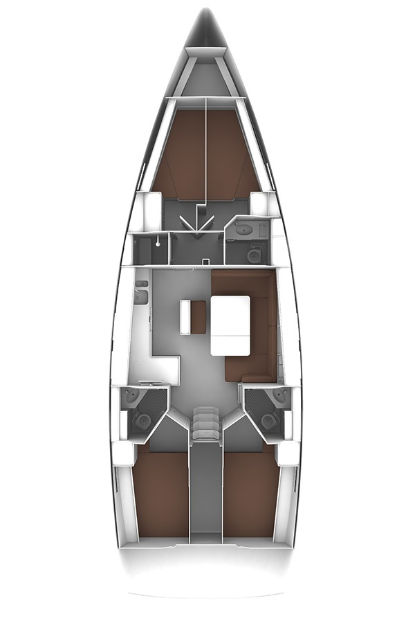 Bavaria Cruiser 46 de alquiler a Murter-Kornati