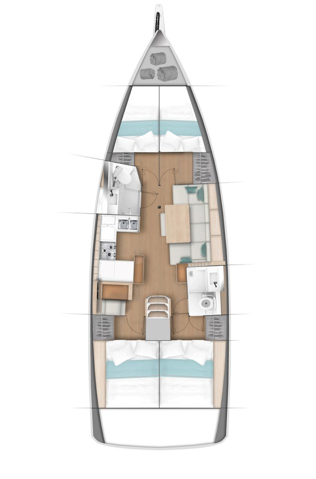 Alquiler Göcek - Jeanneau Sun Odyssey 440 en SamBoat