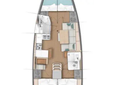 Alquiler Göcek - Jeanneau Sun Odyssey 440 en SamBoat