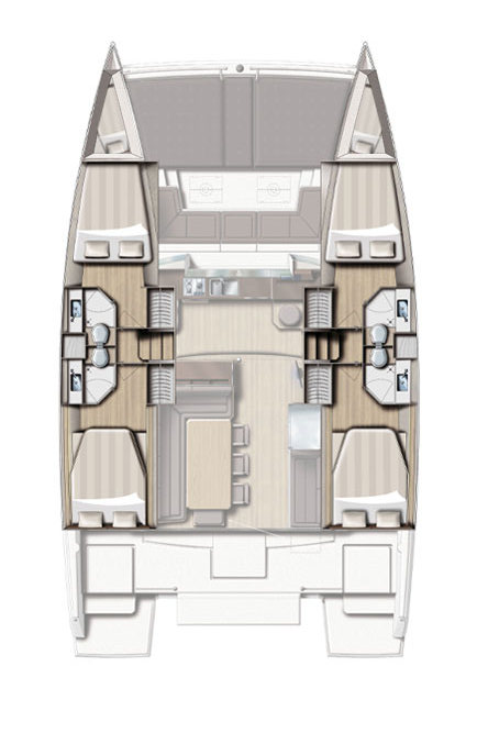 Alquiler de Catamarán, con o sin patrón Bali Trogir