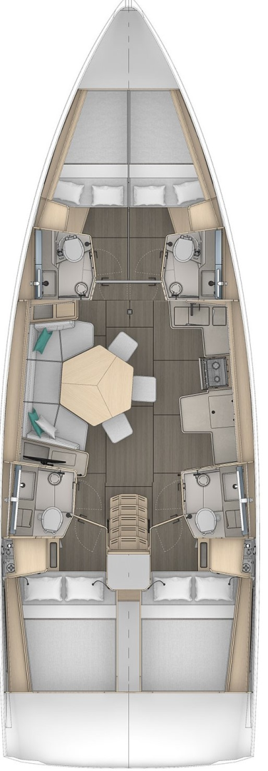 Alquiler de embarcaciones Dufour Dufour 44 enPrimošten en Samboat
