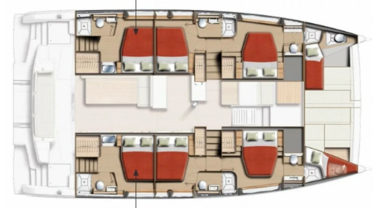 Alquiler de Bali Bali 5.2 - 6 + 2 cab. en Lefkáda