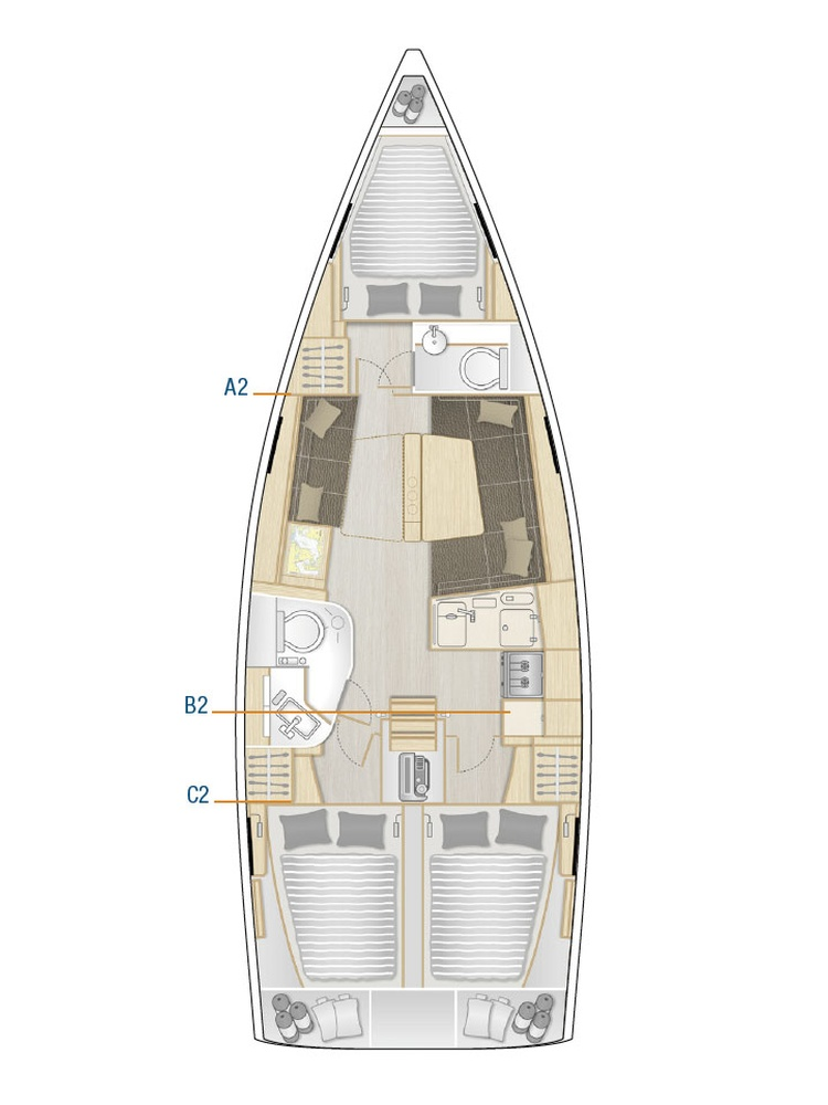 Hanse Hanse 388 de alquiler a Biograd na Moru