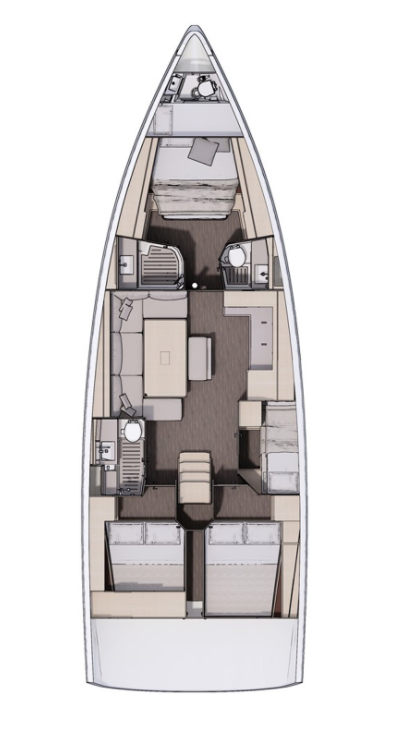 Alquiler Velero en Fethiye - Dufour Dufour 470