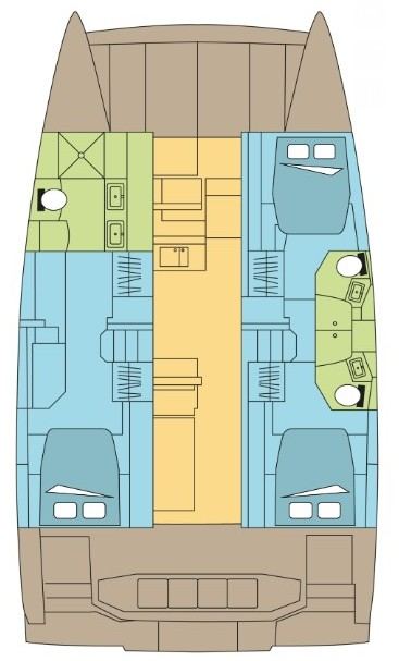 Alquiler Catamarán Bali con o sin  título de navegación