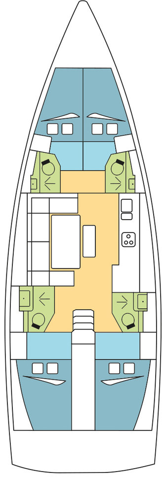 Dufour Dufour 460 Grand Large de alquiler a Olbia
