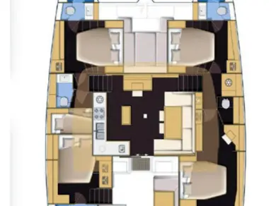 Alquiler de embarcaciones Lagoon Lagoon 52 F enPraslin Island en Samboat