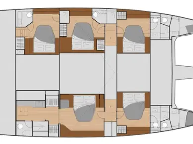 Alquiler Catamarán Fountaine Pajot con o sin  título de navegación