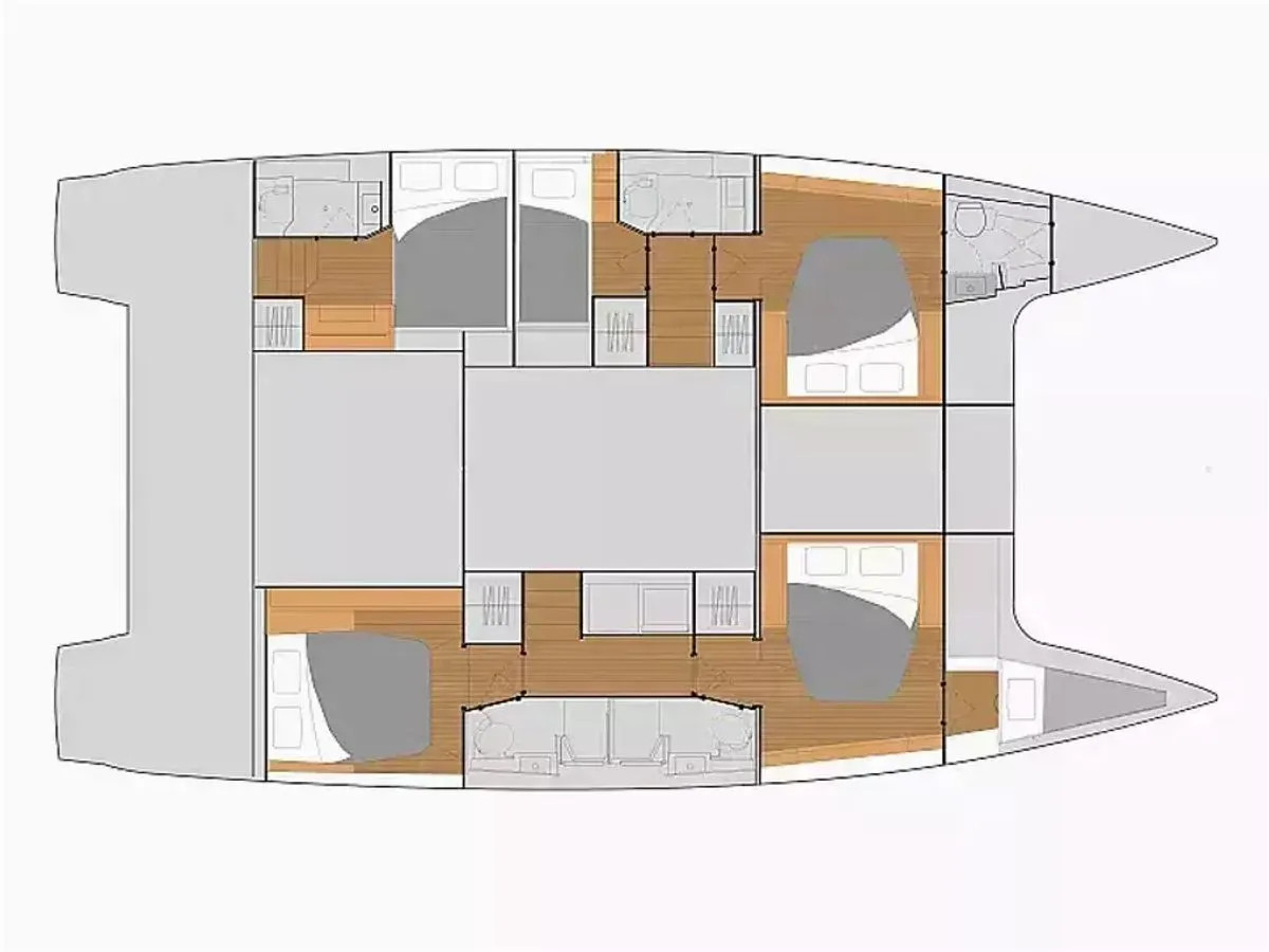 Alquiler Catamarán Fountaine Pajot con o sin  título de navegación