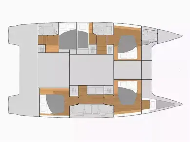 Alquiler Catamarán Fountaine Pajot con o sin  título de navegación