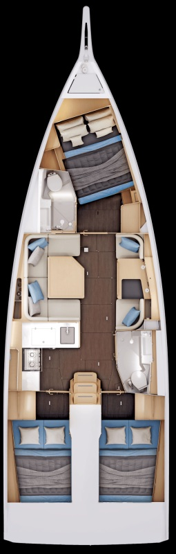 Alquiler de Jeanneau Sun Odyssey 415 en Gouviá