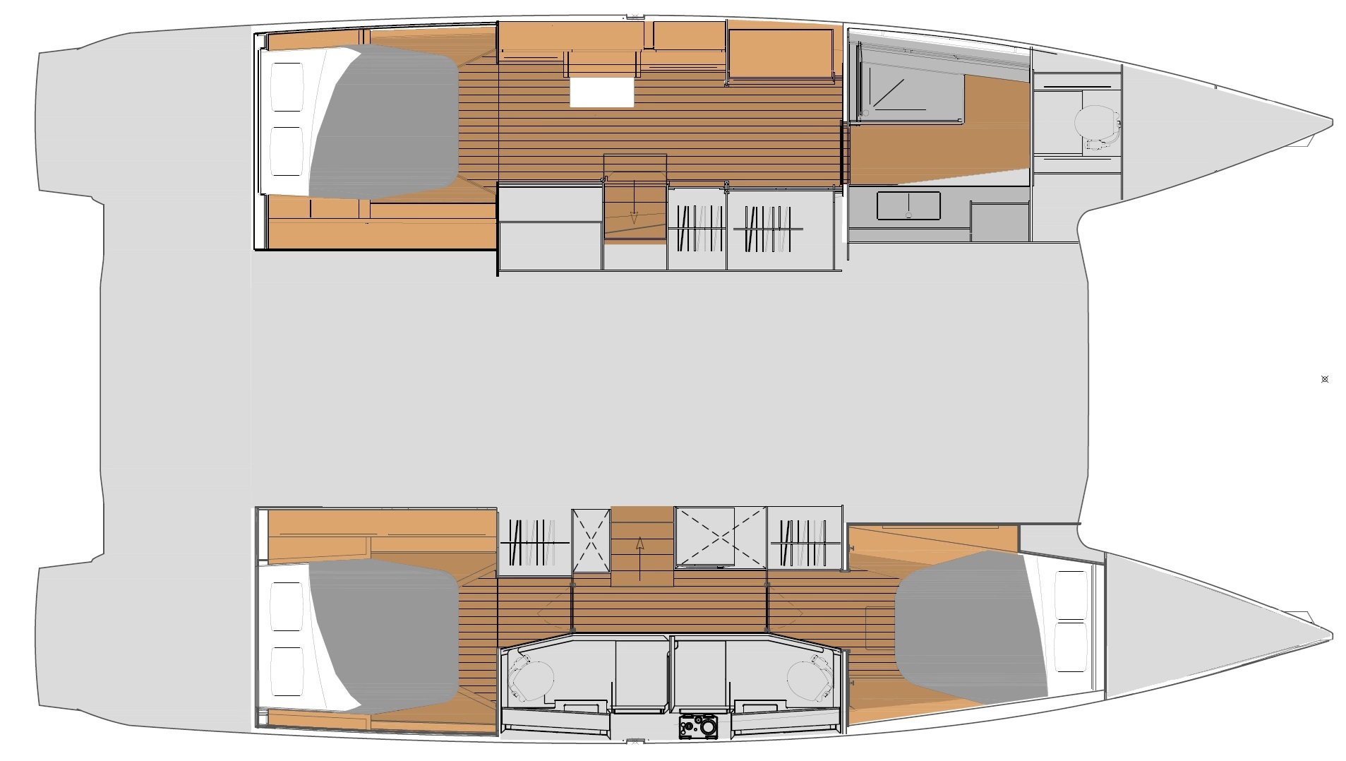 Alquiler de embarcaciones Fountaine Pajot Elba 45 enRhodes (Ciudad) en Samboat
