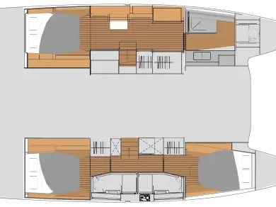 Alquiler de embarcaciones Fountaine Pajot Elba 45 enRhodes (Ciudad) en Samboat