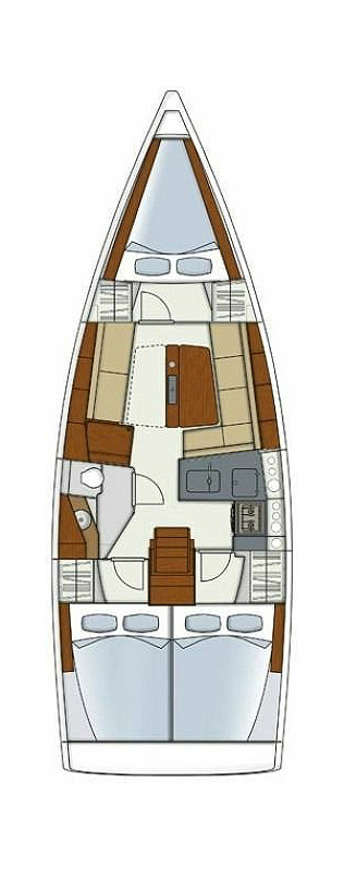 Alquiler de barcos Préveza barato de Hanse 345