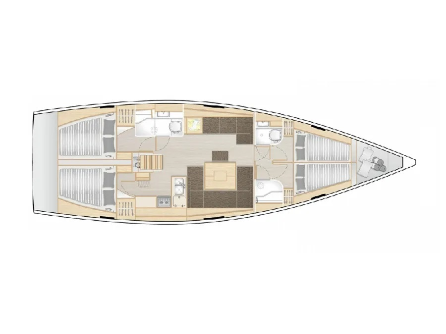 Alquiler Velero en Sukošan - Hanse Hanse 458