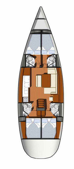 Alquiler de barcos Sukošan barato de Sun Odyssey 49i