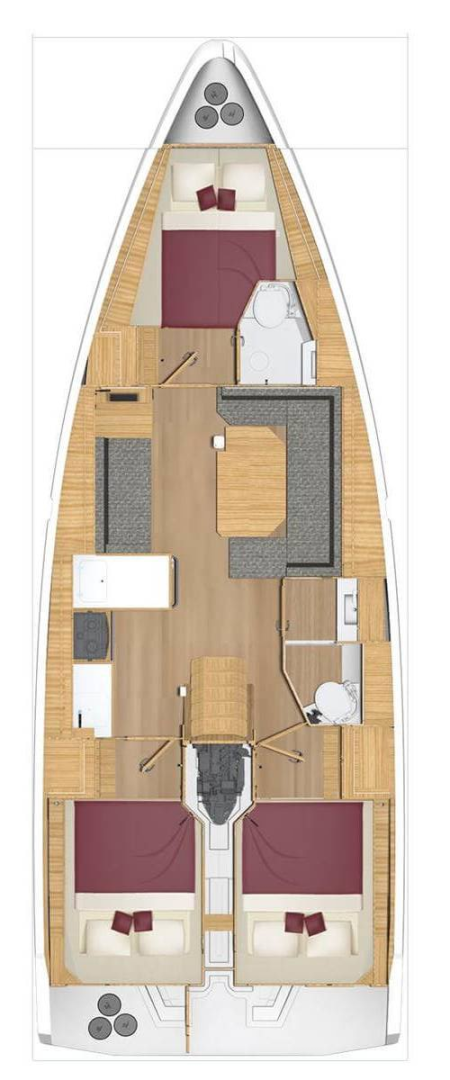 Alquiler de barcos Split barato de Bavaria C38