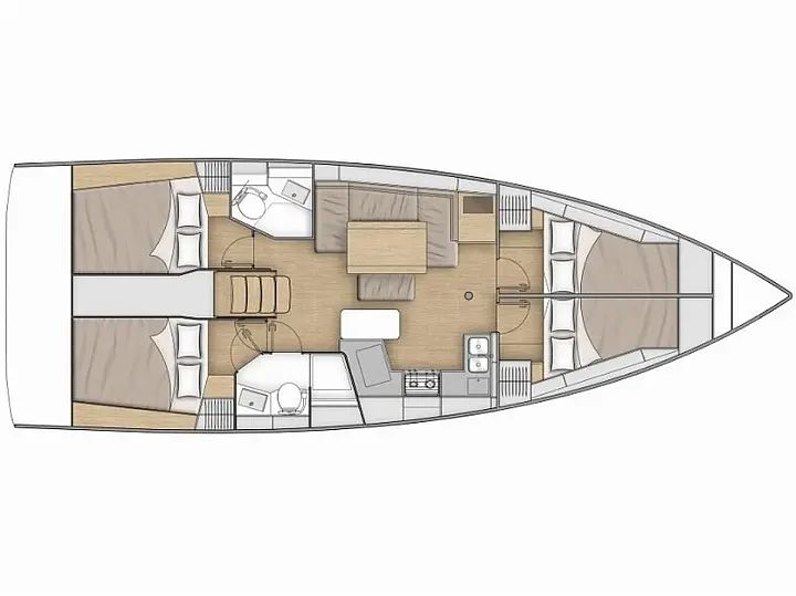Alquiler de embarcaciones Bénéteau Oceanis 40.1 enSplit en Samboat