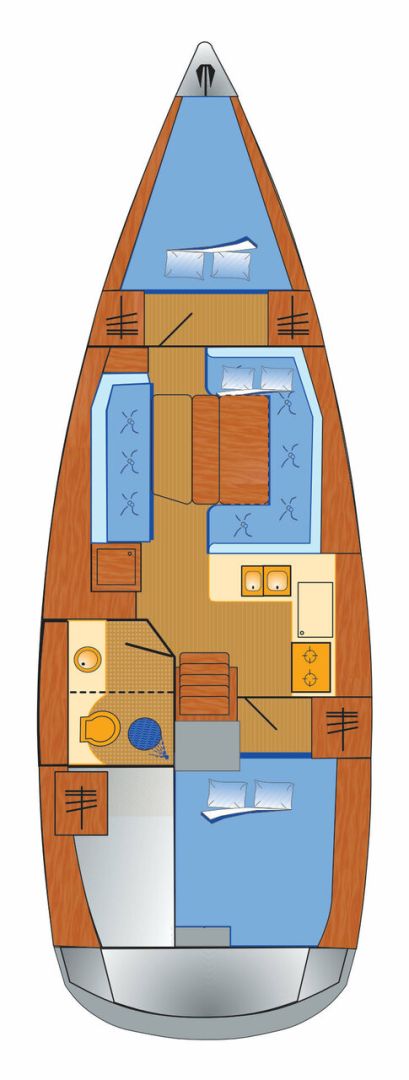 Alquiler Punat - Jeanneau Sun Odyssey 389 en SamBoat