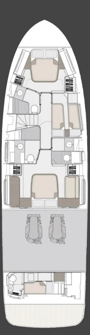 Alquiler Yate de lujo en Podstrana - Azimut Azimut Magellano 60