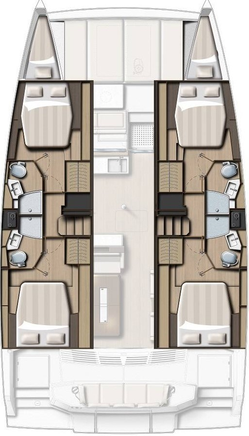 Alquiler de Catamarán, con o sin patrón Bali Trogir