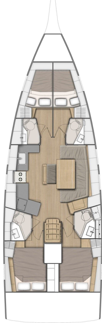 Alquiler de embarcaciones Bénéteau Oceanis 46.1 enTrogir en Samboat