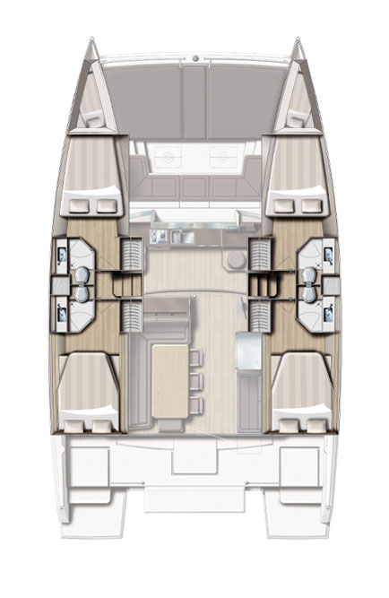 Alquiler de embarcaciones Bali Bali 4.3 enBiograd na Moru en Samboat