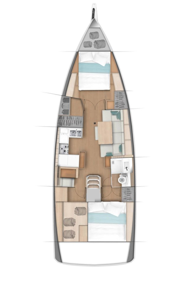 Alquiler de Jeanneau Sun Odyssey 440 en Road Town
