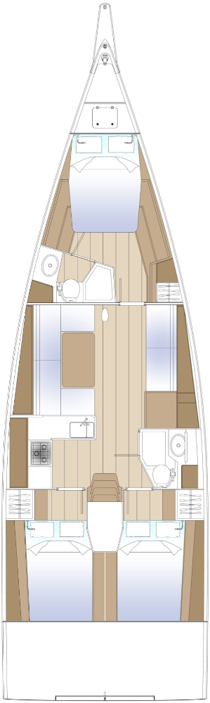 Alquiler de embarcaciones Solaris Solaris 44 - 3 cab. enToulon en Samboat