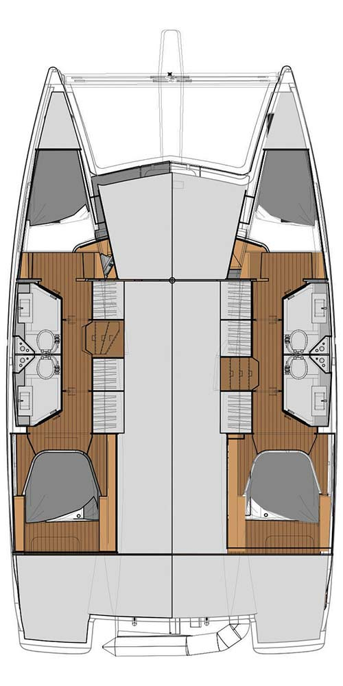 Alquiler de embarcaciones Fountaine Pajot Lucia 40 enLefkáda en Samboat